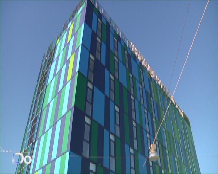 Edificio finito visto dal basso